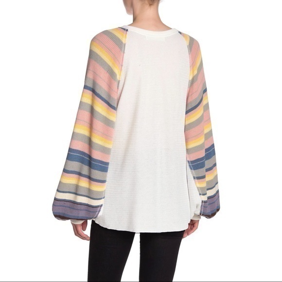 Rainbow Dreams Batwing Sleeve Knit Top - Picture 2 of 4